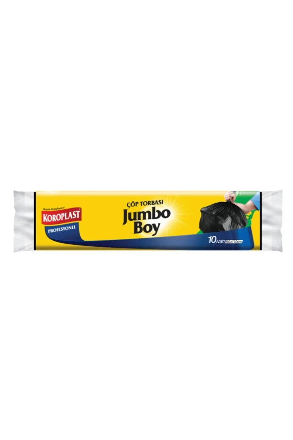 KOROPLAST Profesyonel Jumbo Çöp Torbası 10 Adet 80X110 Cm ürün görseli 1