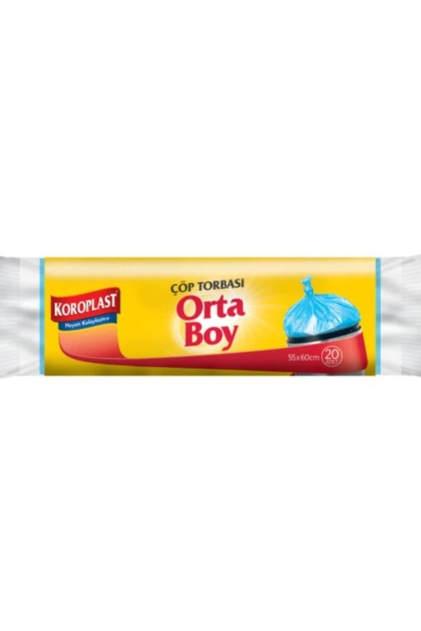 KOROPLAST Güçlü Çöp Torbası Orta Boy 15 Adet 8Li - Resim 2