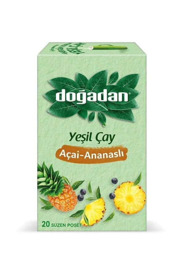 DOĞADAN Yeşil Çay Açai Ananaslı Bardak Poşet Çay X 6 ürün görseli 1