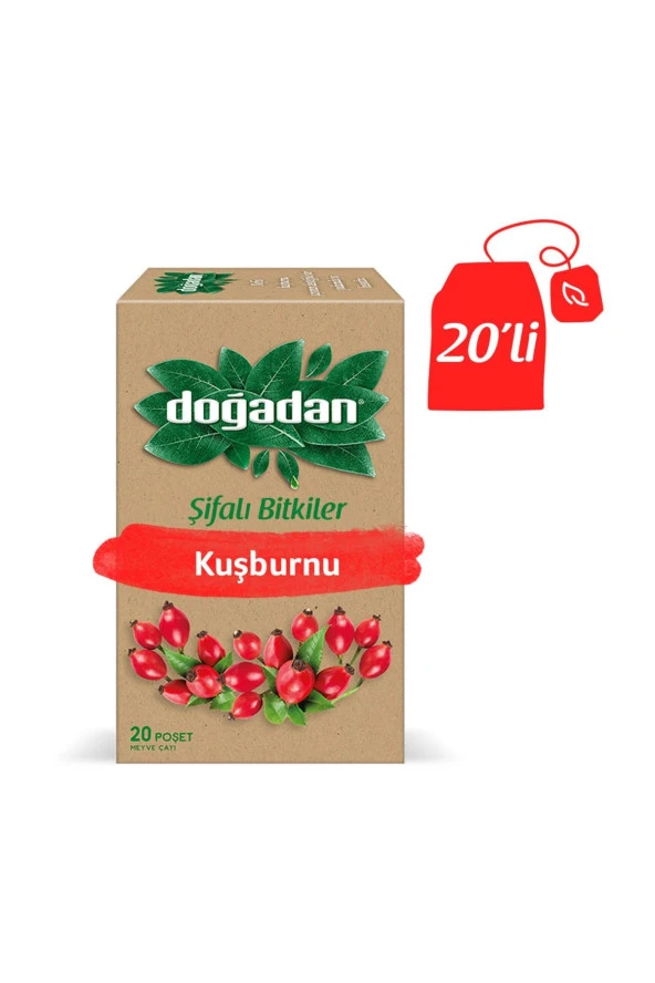 DOĞADAN Doğadan Kuşburnu Poşet Çayı 20'Li ürün görseli 1