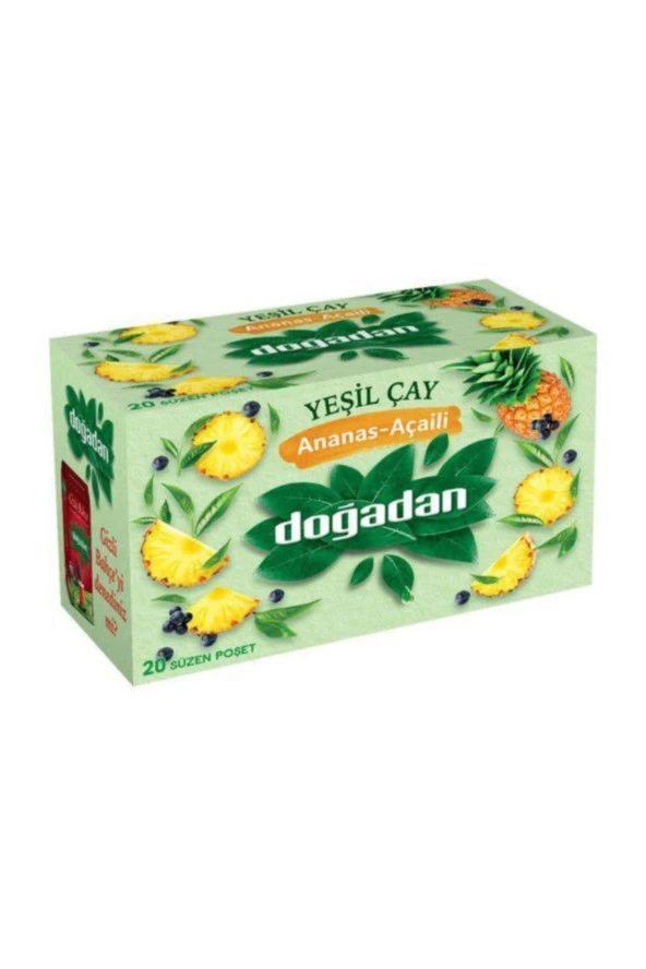 DOĞADAN Bardak Poşet Açai Ananaslı Yeşil Çay 20'Li ürün görseli 1