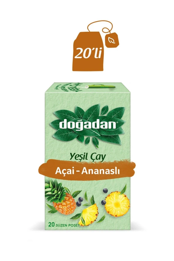 DOĞADAN Yeşil Çay Açai  Ananaslı ürün görseli 1