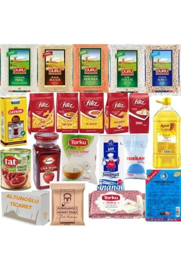 ÇAYKUR Ramazan Paketi Kumanya Yardım Gıda Erzak Kolisi Lüks Paket 20 Parça Ürün ürün görseli 1