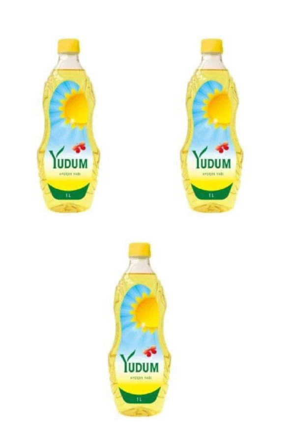 YUDUM Ayçiçek Yağı Pet Şişe 1 Litre X 3 Adet ürün görseli 1