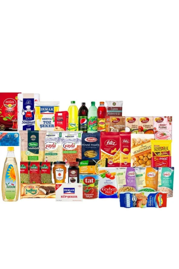 YUDUM Ramazan Paketi Kumanya Yardım Erzak Kolisi 40 Parça Ürün Maksi Paket ürün görseli 1