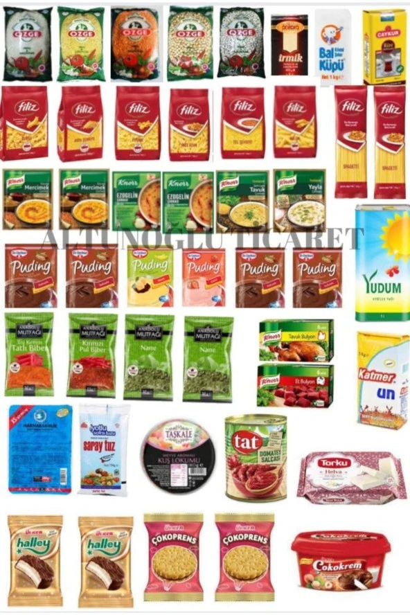 YUDUM Ekonomik Erzak Paketi 46 Parca ürün görseli 1