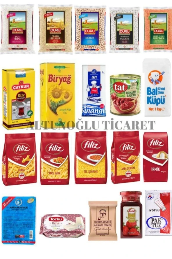 BİRYAĞ 5Lt Çaykur Duru Bakliyat Ramazan Gıda Erzak Paketi 20Parça ürün görseli 1