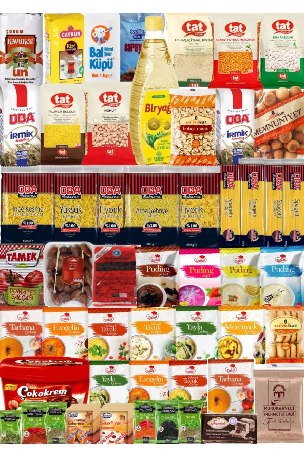 BİRYAĞ Ramazan Paketi Kumanya Yardım Gıda Erzak Kolisi Mega Paket 52 Parça Ürün ürün görseli 1
