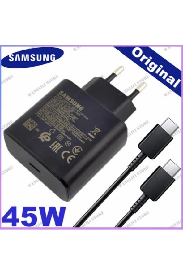 Orijinal 45w 5a Süper Hızlı Şarj Cihazı Adaptör Pd - 5amper Kablo Ep-ta845 (siyah) ürün görseli 1