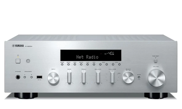 Yamaha R-N600A Musiccast Network Stereo Receiver Gri ürün görseli 1