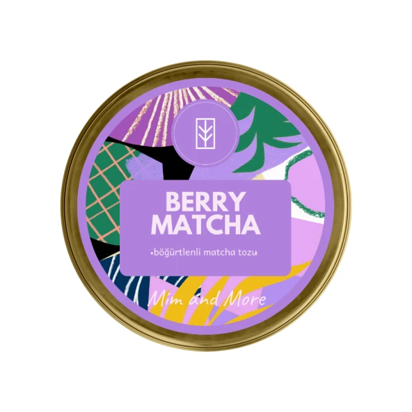 Mim and More Berry Matcha Böğürtlenli Matcha 25 gr ürün görseli 1