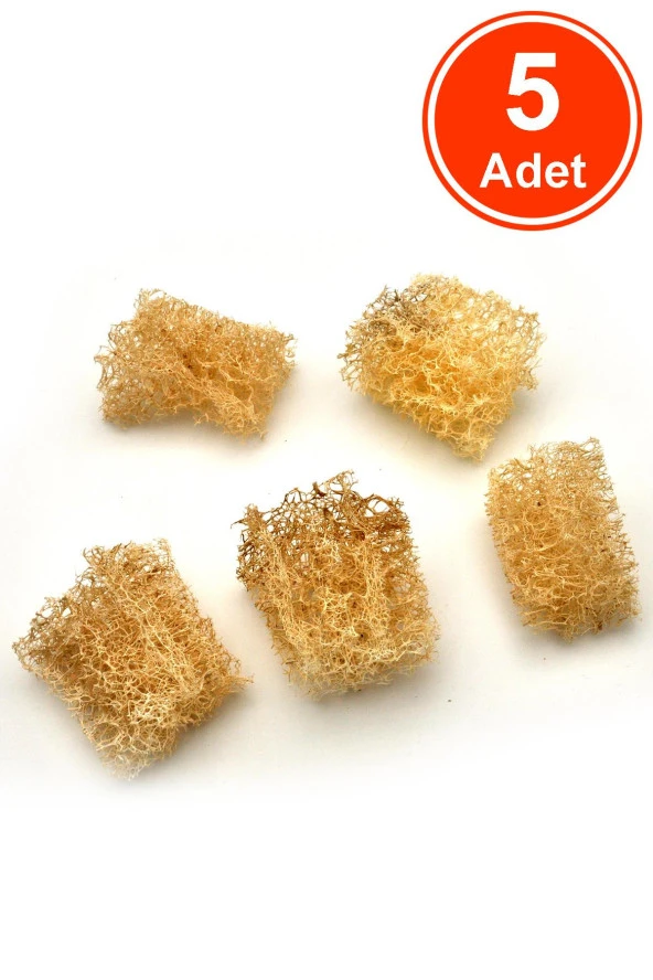 Bulaşık Lifi %100 Doğal Kabak Lifi x 5 Adet ürün görseli 1