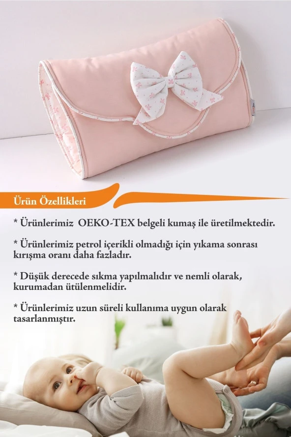 Umaybebek Alt Açma Minderi - Çantalı - Bebepembe- - Resim 3