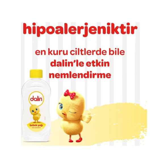 Dalin Bebek Yağı 300 ml 2 Adet - Resim 3