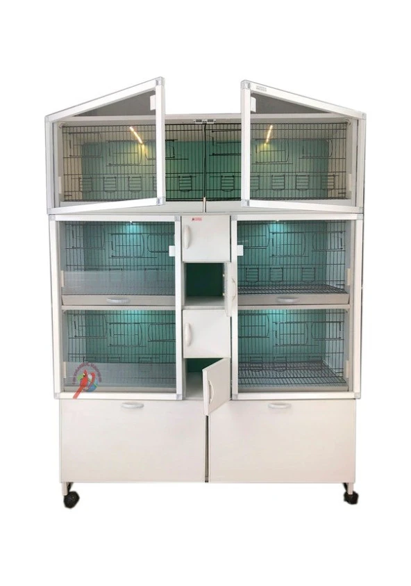 İSTANBUL KAFES MODEL 6DYS-OY PVC KUŞ DOLABI. ( KURULU GÖNDERİM. ) ürün görseli 1