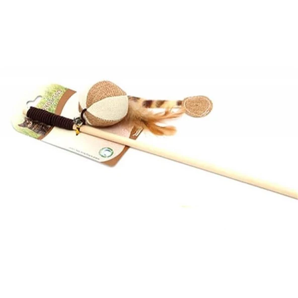 Eastland Tüylü Ve Peluşlu Kedi Oltası 46 cm ürün görseli 1