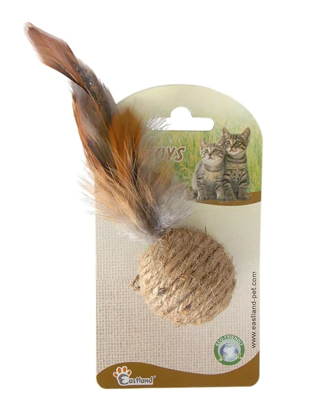 Eastland Kedi Oyuncağı Tüylü Top 4cm ürün görseli 1