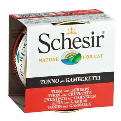 Schesir Ton Balıklı Karidesli Jöleli Kedi Konservesi 85 Gr ürün görseli 1