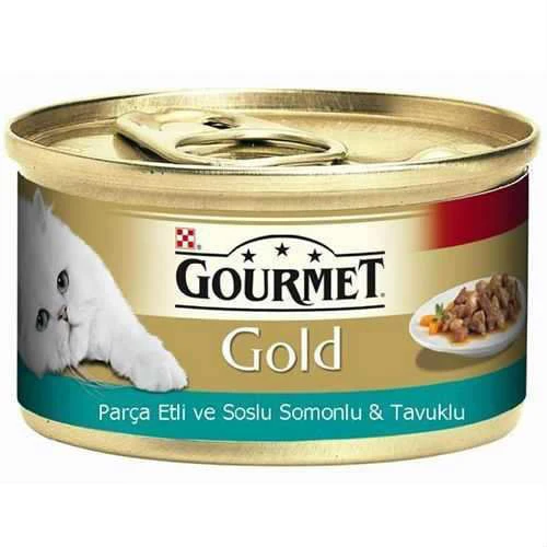 Gourmet Gold Somonlu Tavuklu Kedi Konservesi 85 Gr. ürün görseli 1