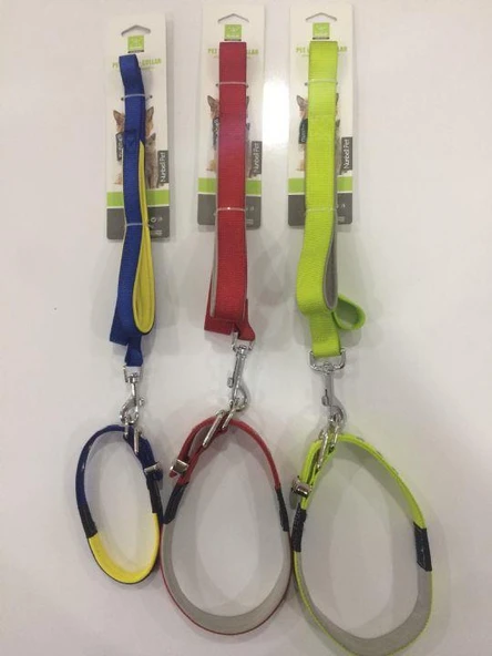 Nunbell Köpek Boyun Tasması Gezdirmeli 2 cm-120 cm ürün görseli 1
