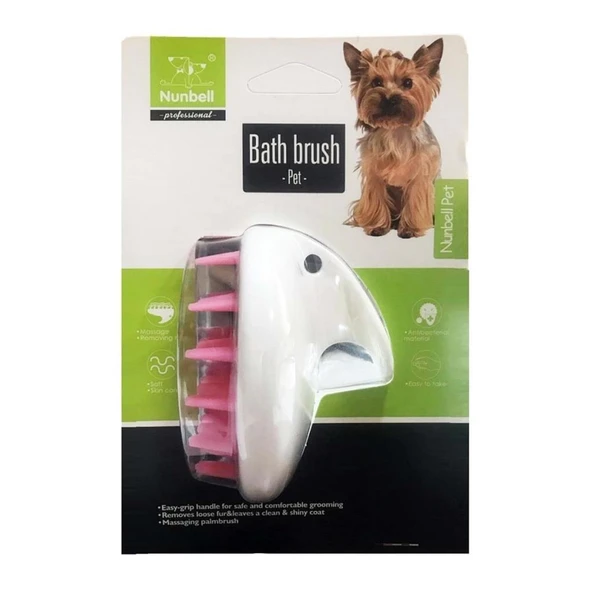 Nunbell Kedi Köpek Masaj Ve Yıkama Fırçası ürün görseli 1