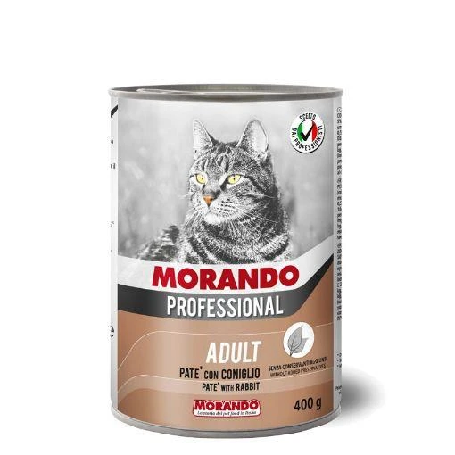 Morando Pate Tavşan Etli Kedi Konservesi 400 Gr ürün görseli 1