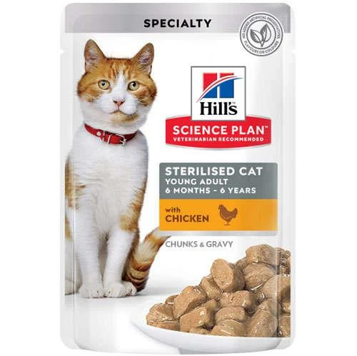 Hills Tunder Chunks İn Gravy Tavuklu Kısır Kedi Konserve Maması 85 Gr ürün görseli 1