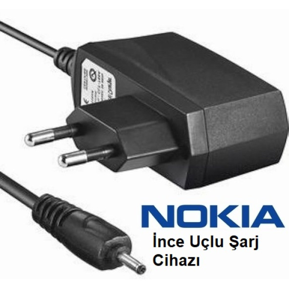 Nokia N70 Music Edition ince Uçlu Cep Telefonu Şarj Cihazı Aleti (2 YIL İTHALATÇI Garantili) NOKIAI0000647 ürün görseli 1
