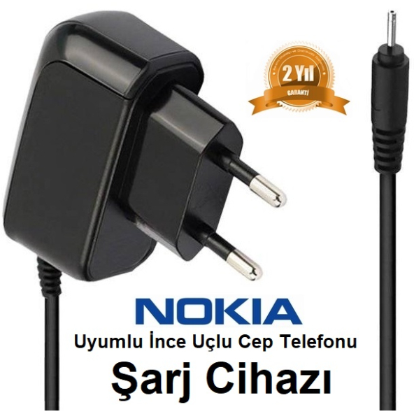 PTTAVM: Nokia N70 Music Edition ince Uçlu Cep Telefonu Şarj Cihazı