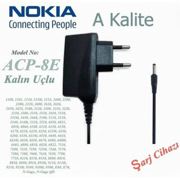 Nokia 7500P 7610S E50 E51 E61 E61i E63 E65 E66 E71 E90 ince uç Şarj NOKIAI0000901 - Resim 9