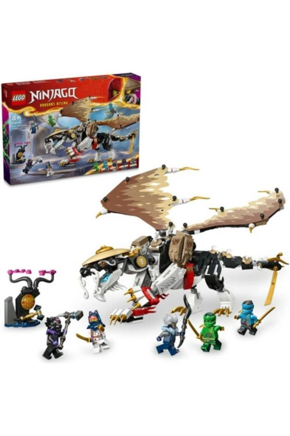 Lego Ninjago Usta Ejderha Egalt 71809, Lloyd, Sora, Nya, Lord Ras ve Cinder Minifigürü İçeren 532 Parça Yapım Seti ürün görseli 1