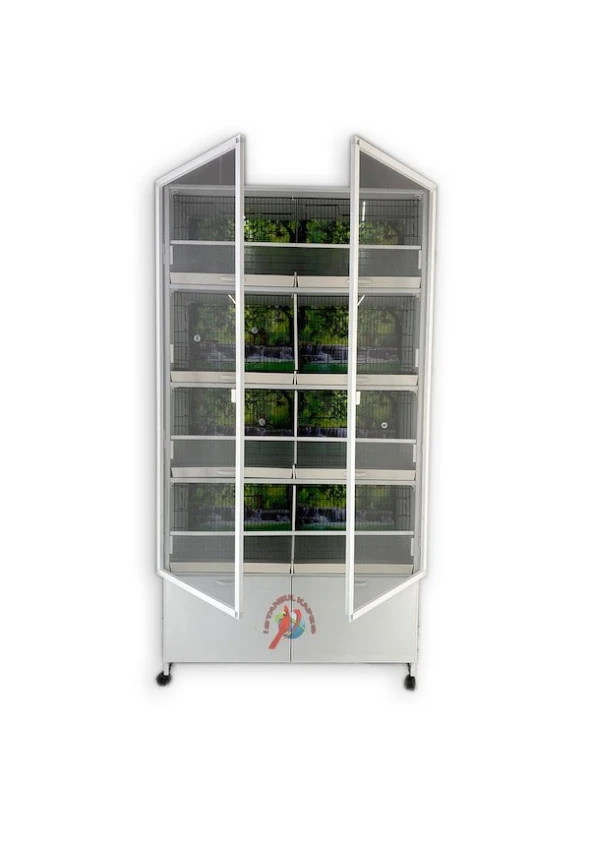 İstanbul Kafes Model 8d Pvc Kuş Dolabı ( KURULU GÖNDERİM. ) ürün görseli 1