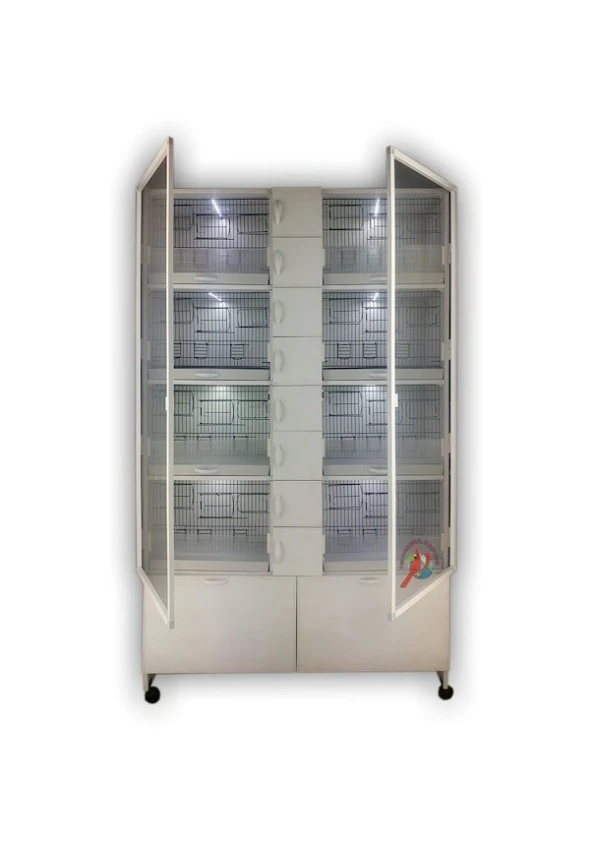 İstanbul Kafes Model 8dyoy Pvc Kuş Dolabı. ( KURULU GÖNDERİM. ) ürün görseli 1