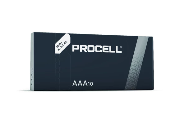 Duracell Procell AAA  1.5V LR03 Alkalin İnce Kalem Pil 10'lu Paket ürün görseli 1