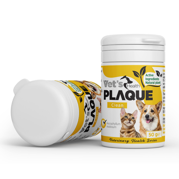 Vets Health PlaqueClean Kedi ve Köpekler İçin Ağız Bakım Ürünü 50g ürün görseli 1