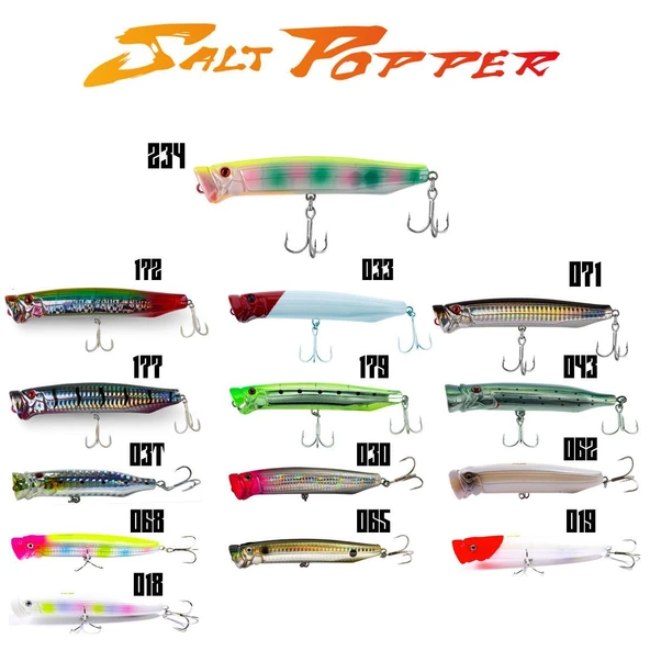 Fujin Salt Popper 12cm Su Üstü Maket Balık ürün görseli 1