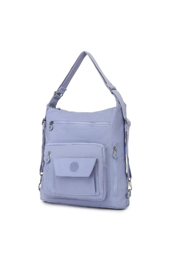 Hem Sırt Hem de Omuz Kadın Çantası Smart Bags 1205 Lila ürün görseli 1