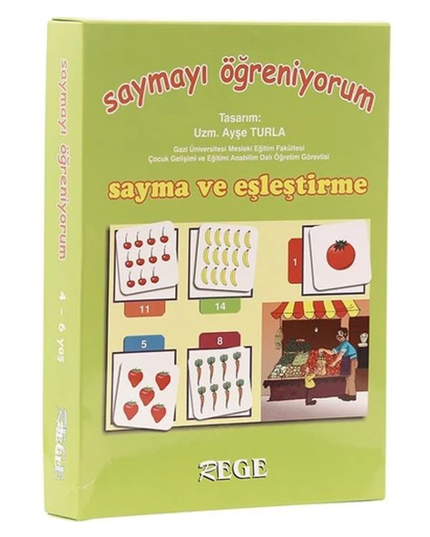 Saymayı Öğreniyorum Sayma ve Eşleştirme Kartları Rege ürün görseli 1