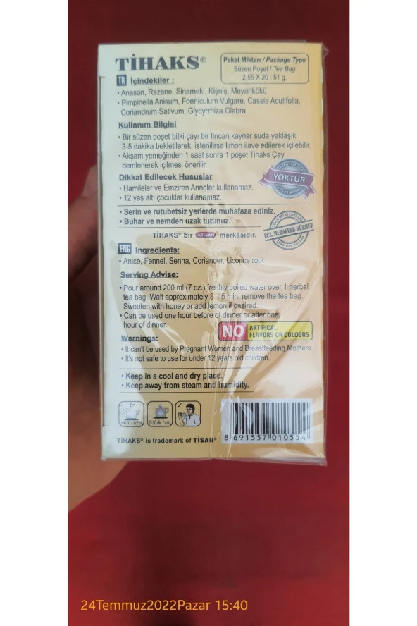 Fitoform L'karnitinli Çayı - Resim 2