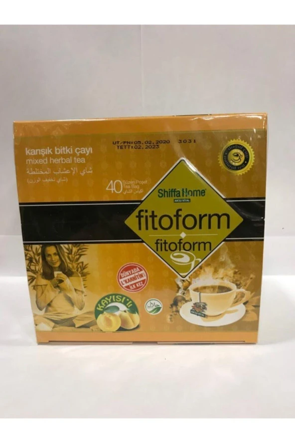 Shiffa Home Fitoform Kayısılı Çay 40 lı ürün görseli 1