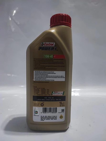 CASTROL POWER 1 4T 10W-40 1 Litre - Resim 3
