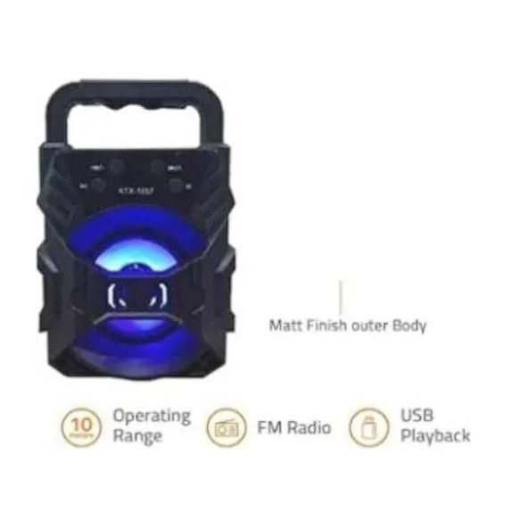 KTS-1057 Kablosuz Bluetooth Hoparlör RGB - Resim 3