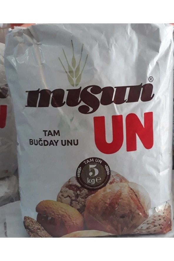 MİSUN - Tam Buğday Unu, Esmer 5 Kg ürün görseli 1