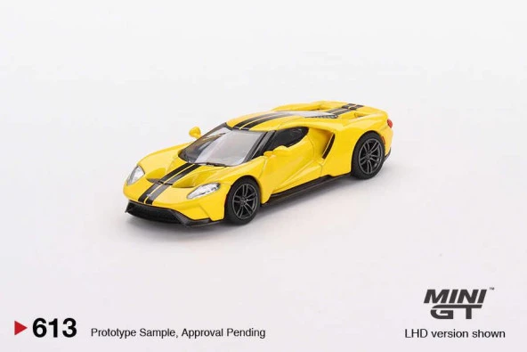 Mini GT Ford GT Triple Yellow - 613 ürün görseli 1