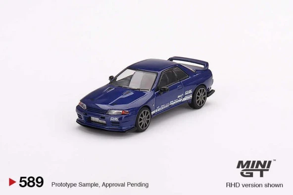 Mini GT Nissan Skyline GT-R Top Secret VR32 Metallic Blue - 589 ürün görseli 1