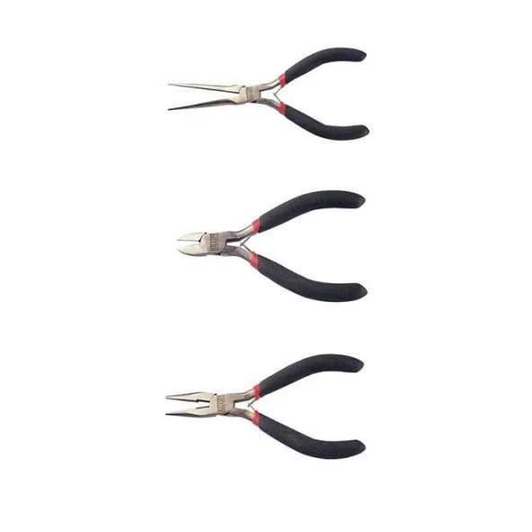 Prolink PY-017 Mini Yankeski Düz ve İnce Uçlu Kargaburun 3 Lü set ürün görseli 1