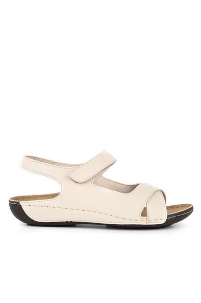 Muya Flores 32240-002 Anatomik Taban Kadın Sandalet Bej 36-40 ürün görseli 1