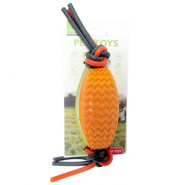 Nunbell Köpek Oyuncağı Plastik Köpüklü Oval Top ürün görseli 1
