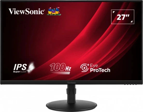 VIEWSONIC VG2708A-MHD WORKPRO MONITOR 27" 5MS 100HZ 1920X1080 FHD TILT SWIVEL PIVOT YUKSEKLIK AYARI ürün görseli 1