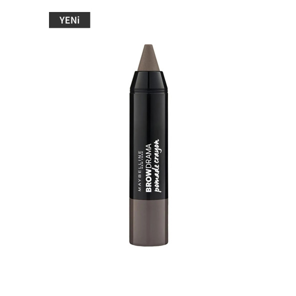 Maybelline New YorkOrta Kahverengi Kaş Kalemi - Brow Drama Pomade Crayon Medium Brown 3600531312657 ürün görseli 1